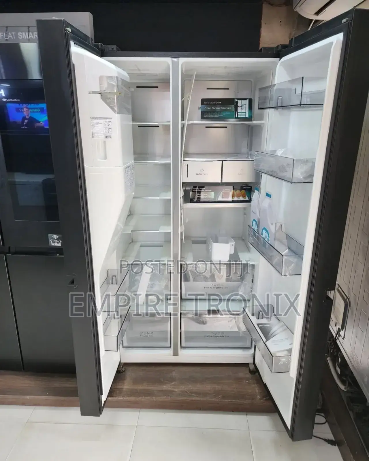 Hisense H780sb-Idl | (Side by Side) Refrigerator 601l