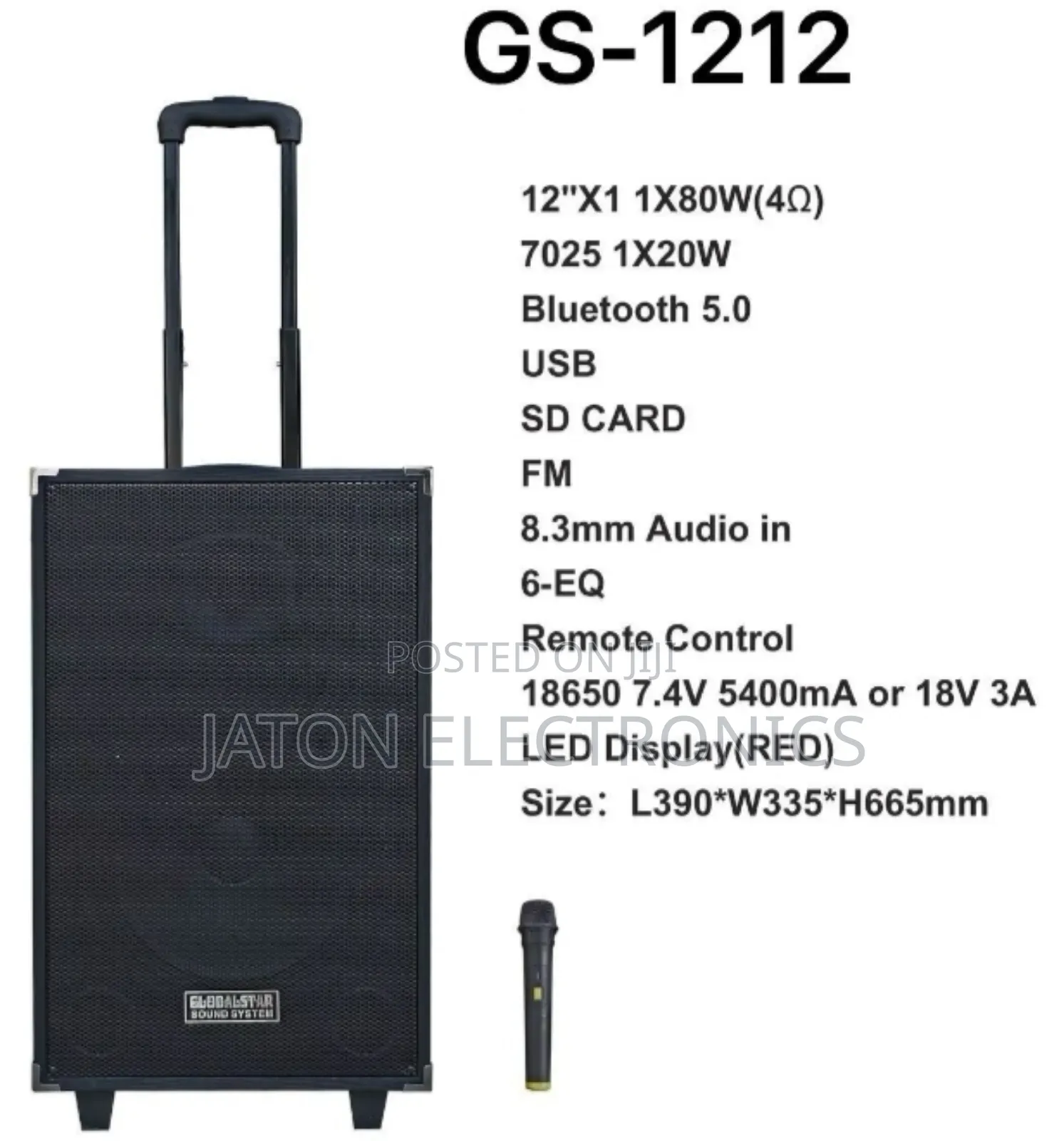 Globalstar Rechargeable Speaker 1212