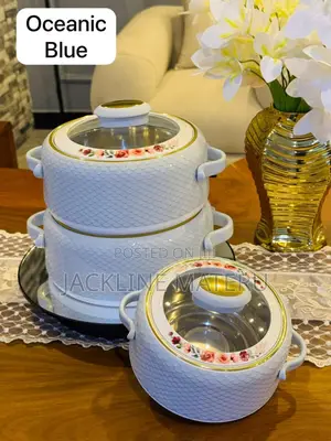 Hotpot 3pcs Mfuniko Kioo Made in India