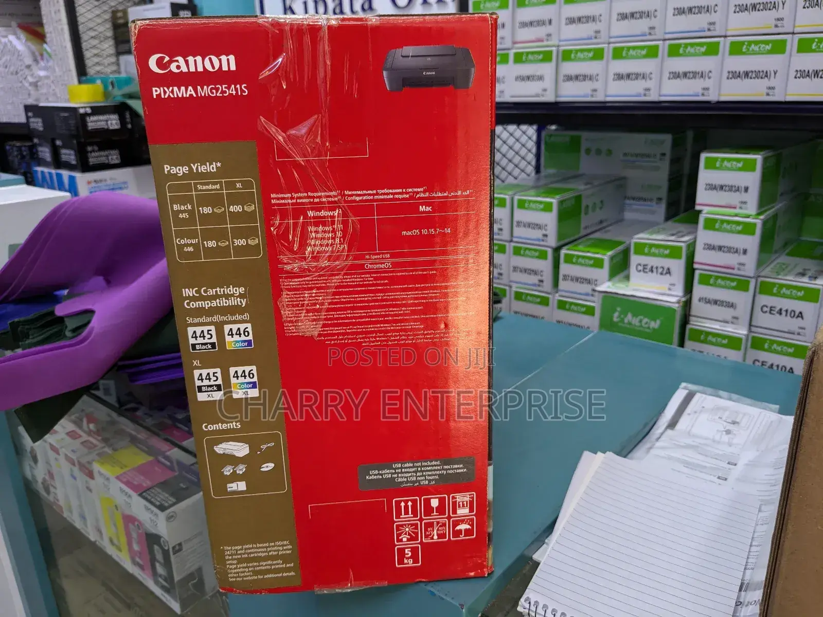 Original Canon Pixma Mg2541s Print,Copy,Scan Black Colour