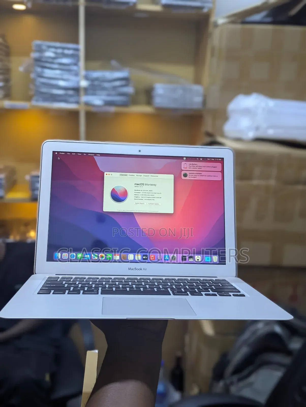 Laptop Apple MacBook Air 2017 8GB Intel Core I5 SSD 256GB