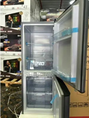 Black Ark Fridge L158 ( Combi ) With Bottom Freezer