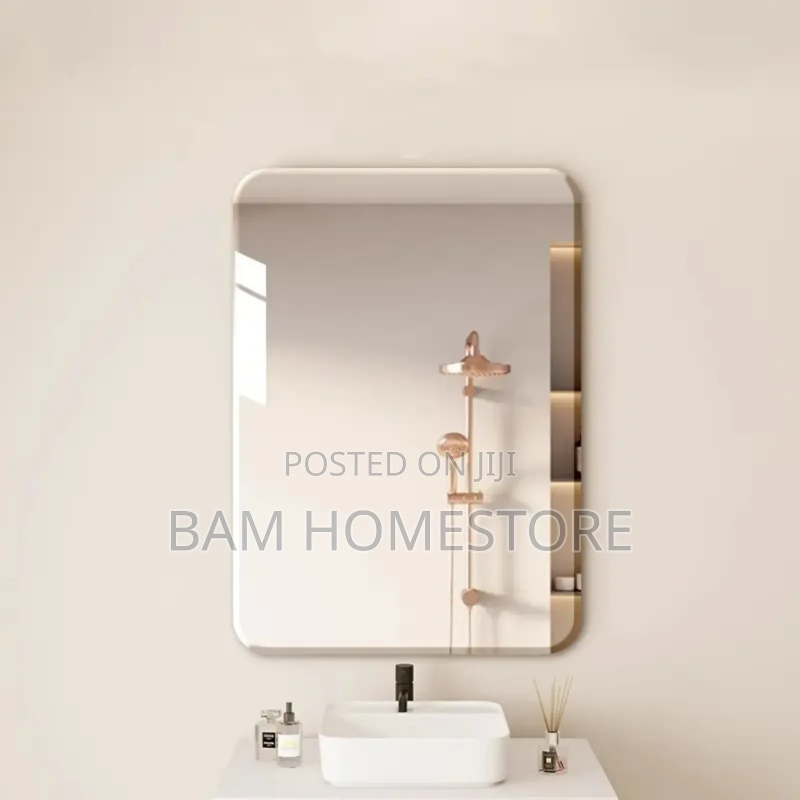 Wall Sticking Mirror 60*40cm1