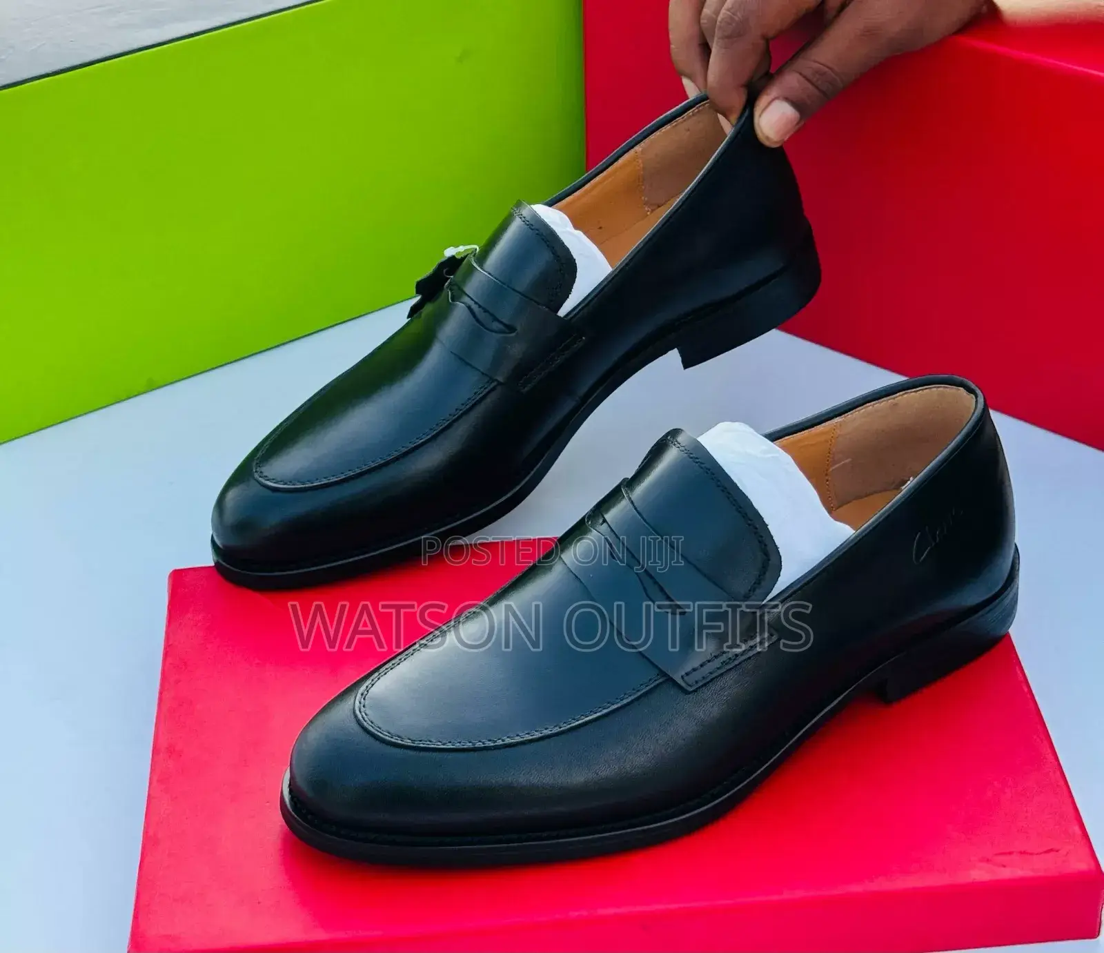 Clarks Coffee Black Za Ngozi