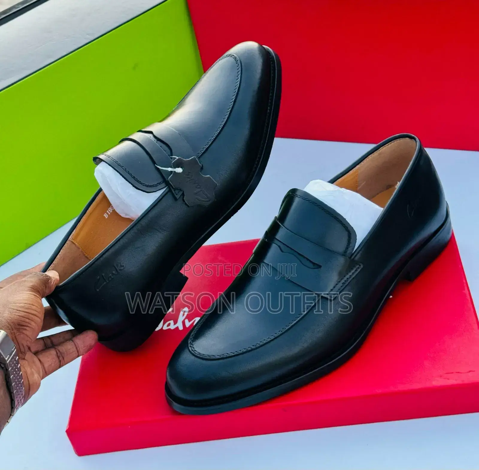 Clarks Coffee Black Za Ngozi