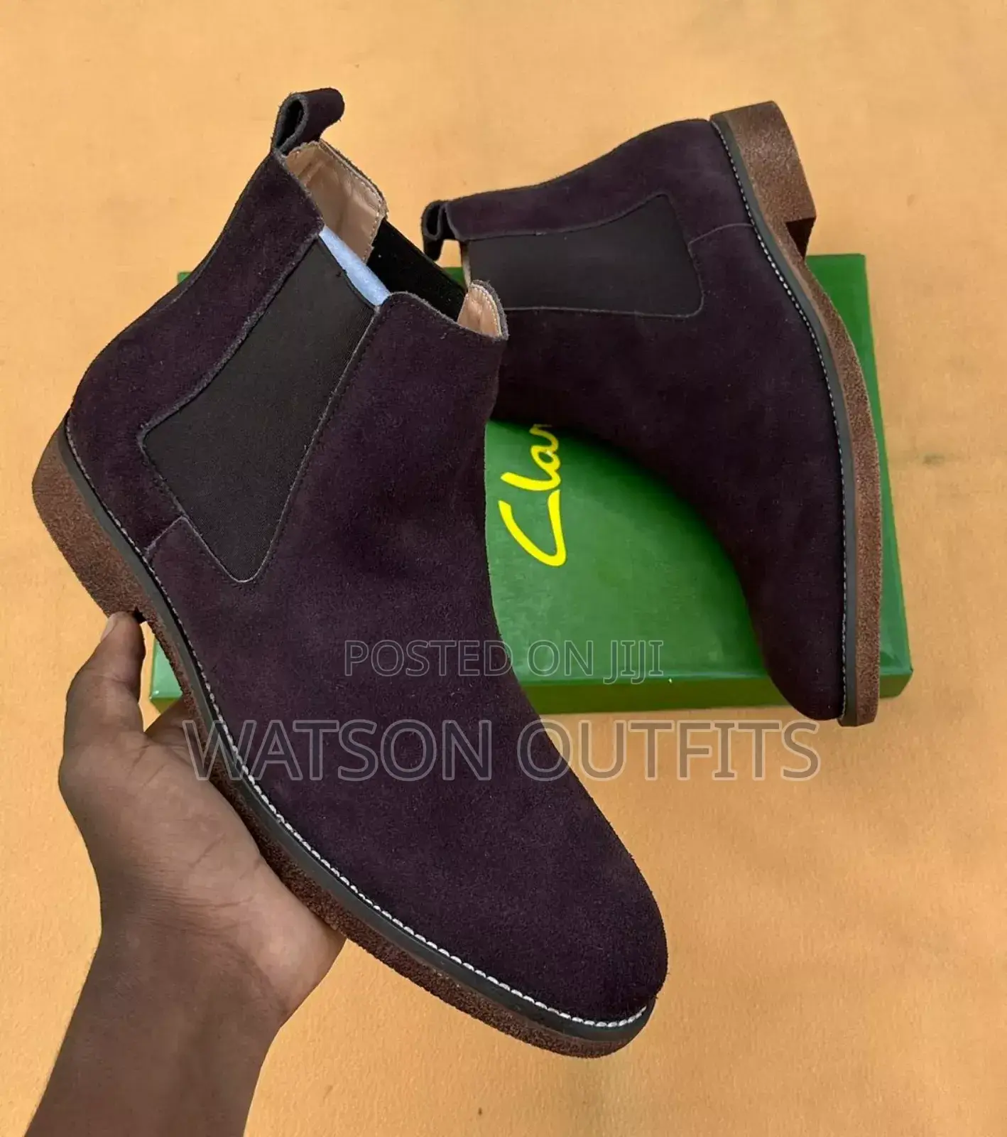 Clarks Zenye Shingo Ndefu Za Ngozi