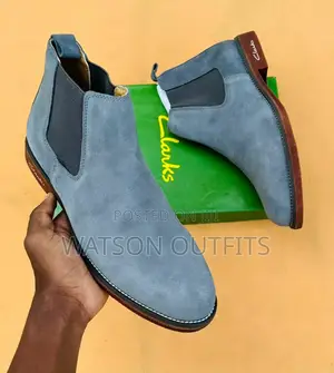 Clarks Zenye Shingo Ndefu Za Ngozi
