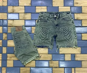 Mens Short Jeans Green