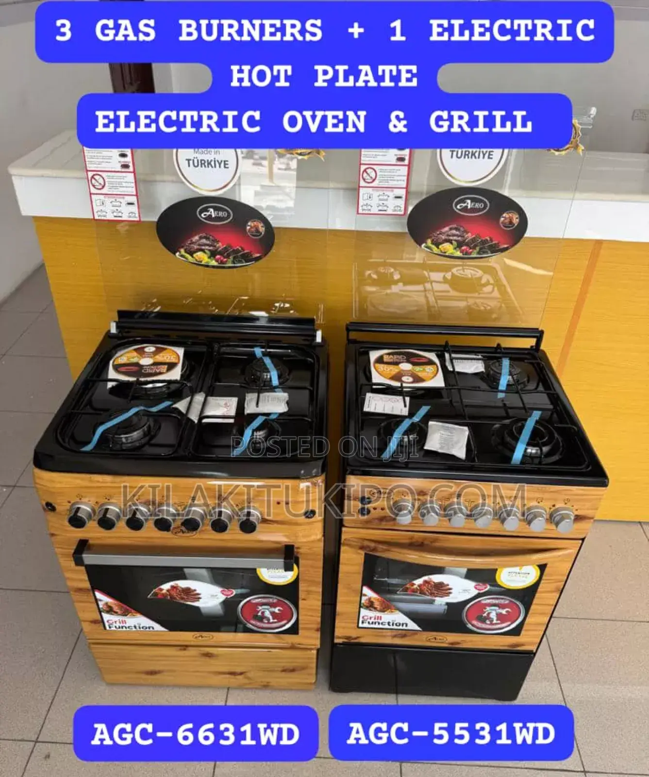Oven Made in Turkey With Grill Function 60×60cm