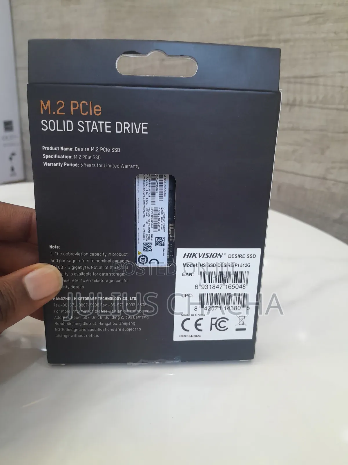 Hikvision SSD 512gb