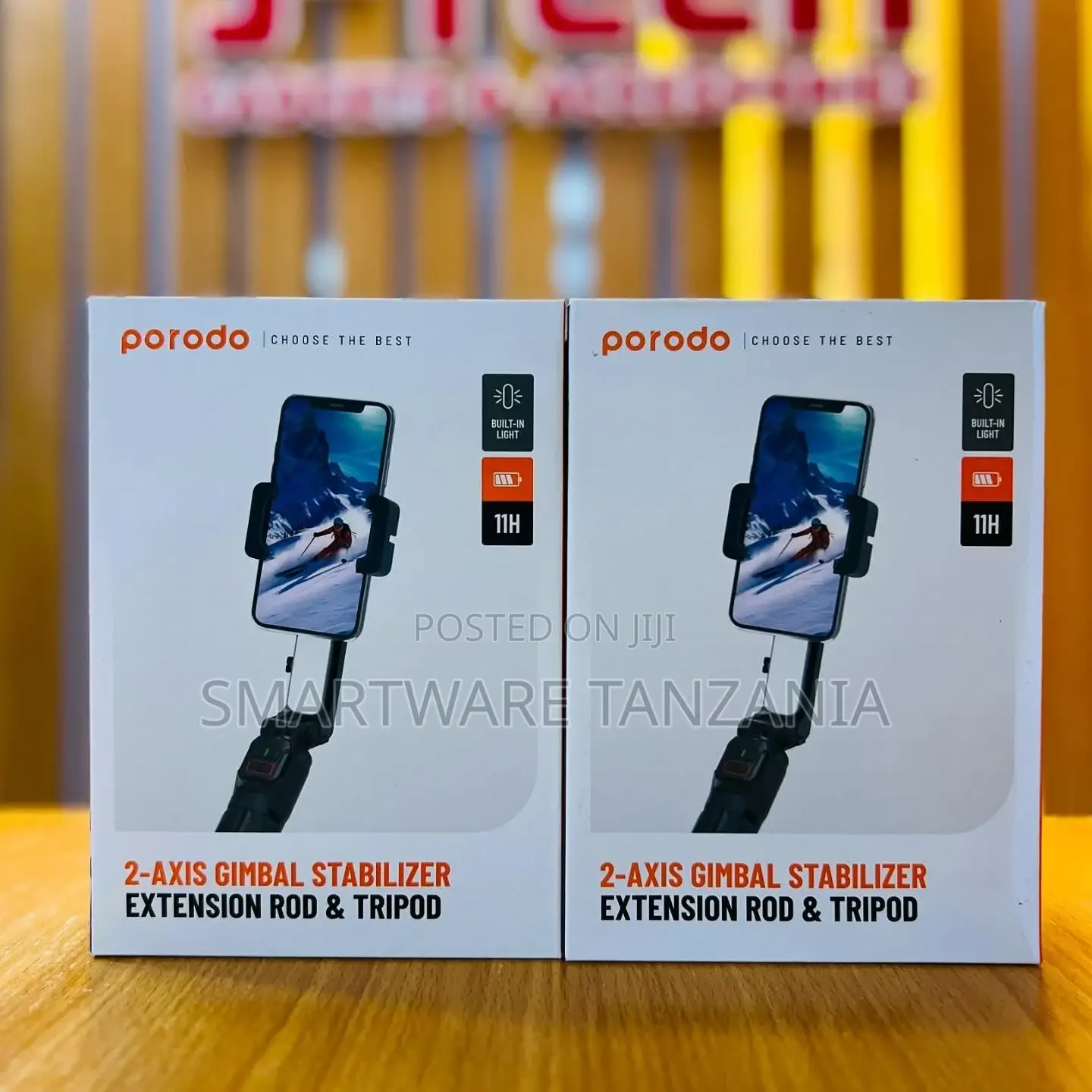 Smartphone Tripod Gimbal With Camera Action Camera