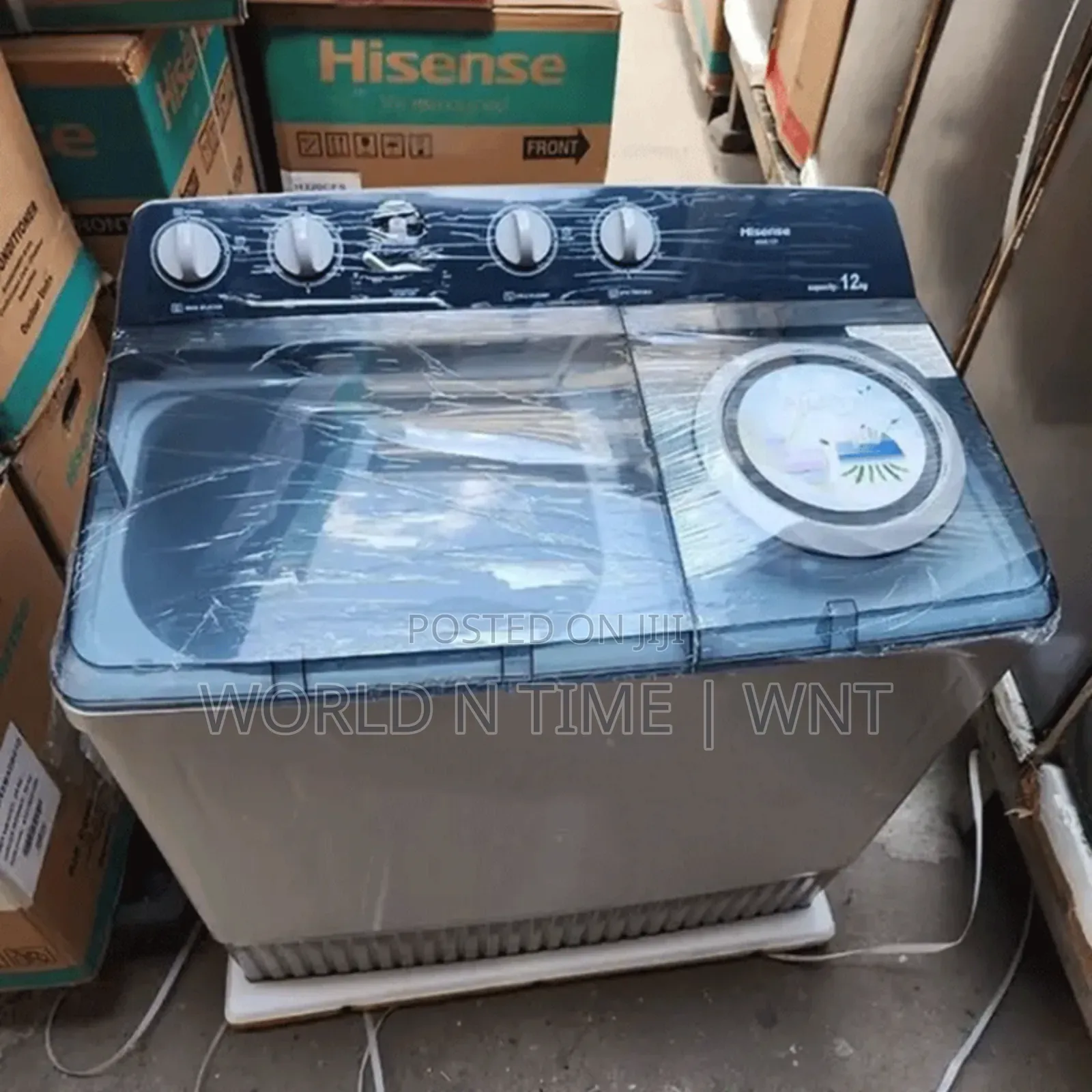 Hisense 12kg Wsxl121 Twintube Semi Auto Manual Washing Machine |