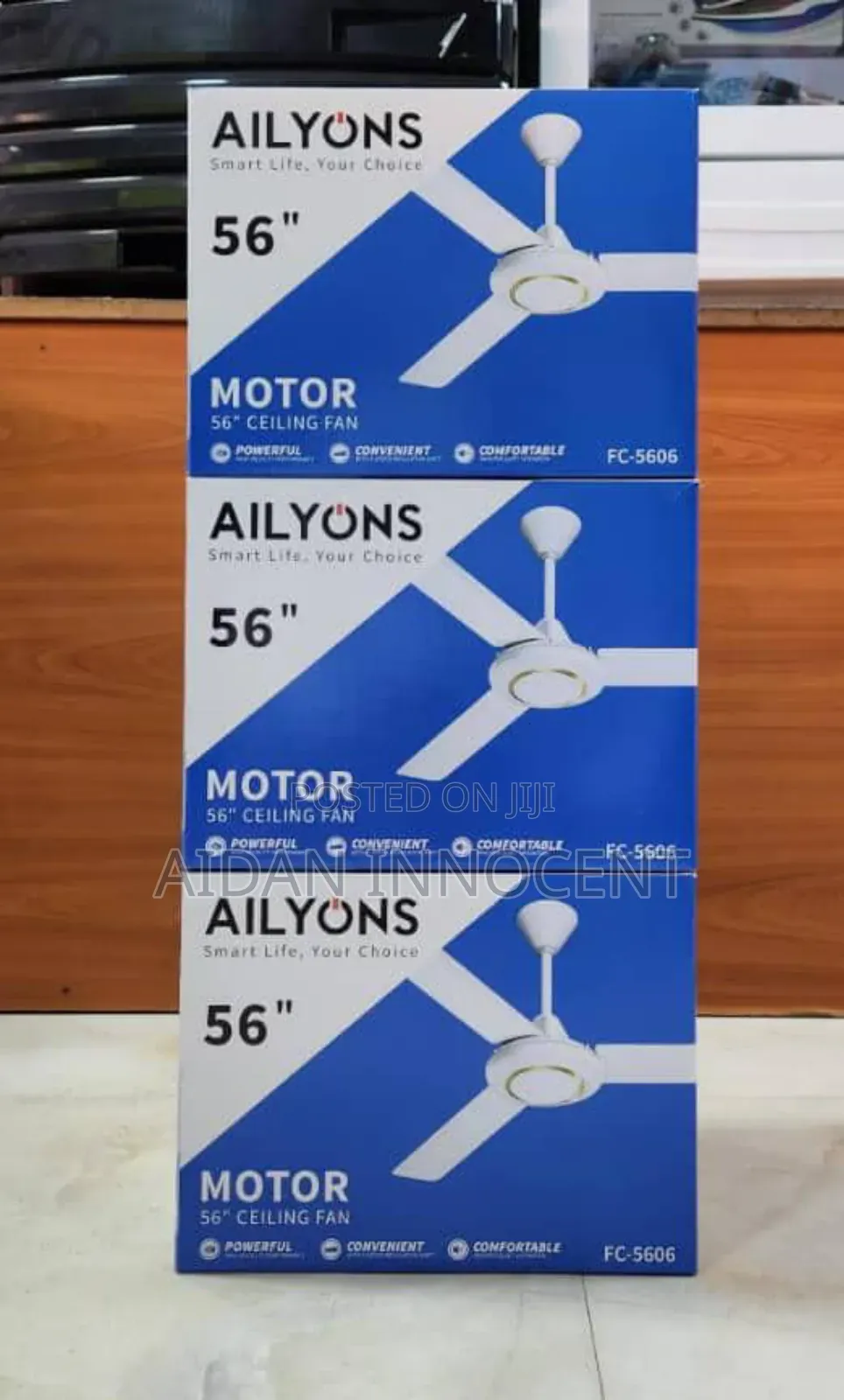 Ailyons Celing Fan Size 56 (Xl)