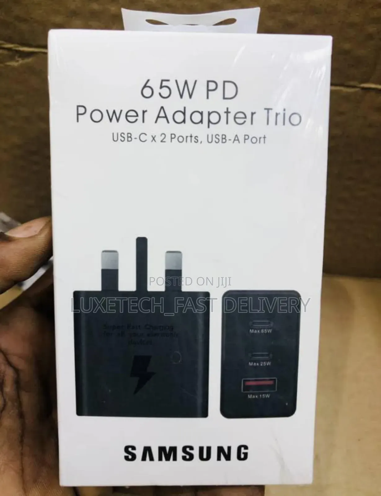 Samsung 65w Pd (Power Delivery) Power Adapter Trio