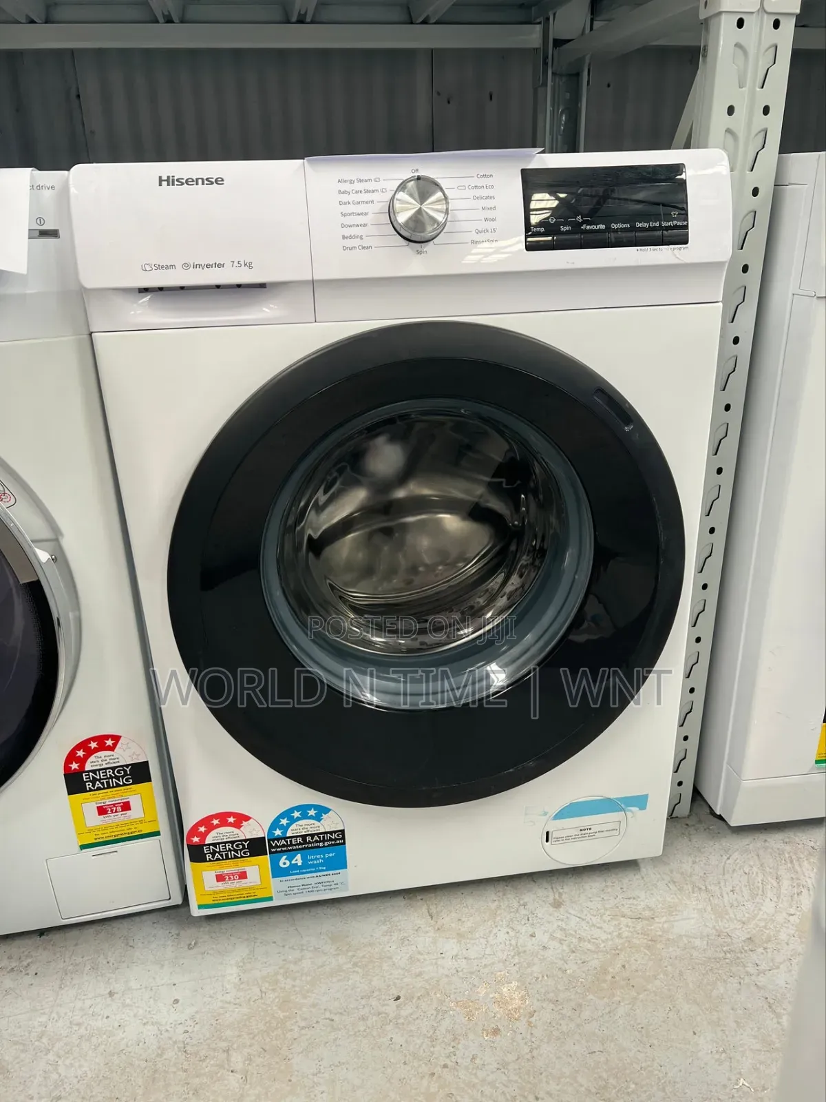 Hisense Washing Machine Wfqp7012vm 7kg Front Load Inverter
