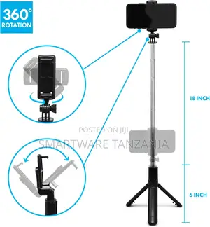 Tripod With Remote Phone Stand For iPhone Android Phone