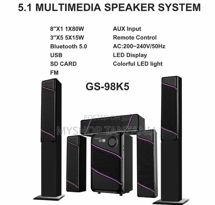 5.1 Globalstar Multimedia Speaker System