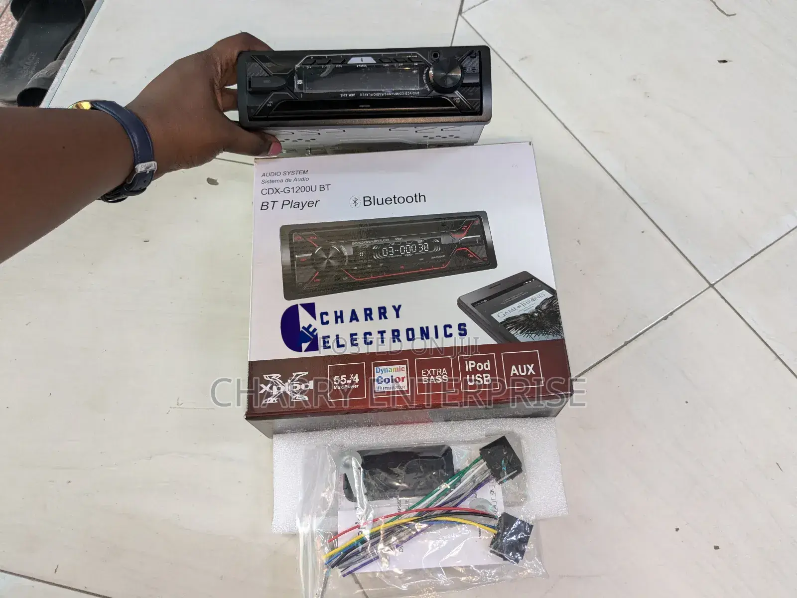 Car Audío Player/ Radio With Extra Bassbluetooth, Aux, Usb