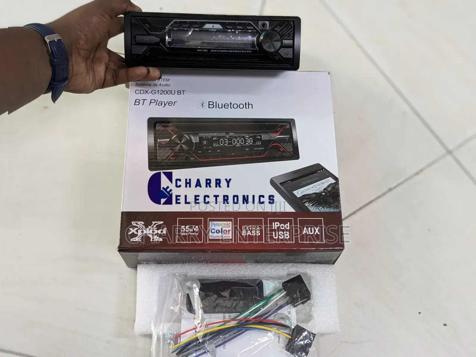 Car Audío Player/ Radio With Extra Bassbluetooth, Aux, Usb