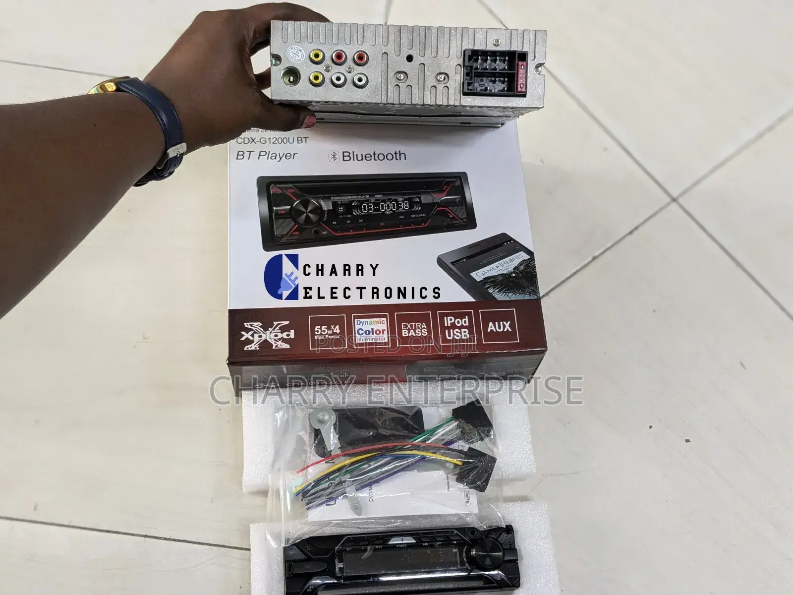 Car Audío Player/ Radio With Extra Bassbluetooth, Aux, Usb