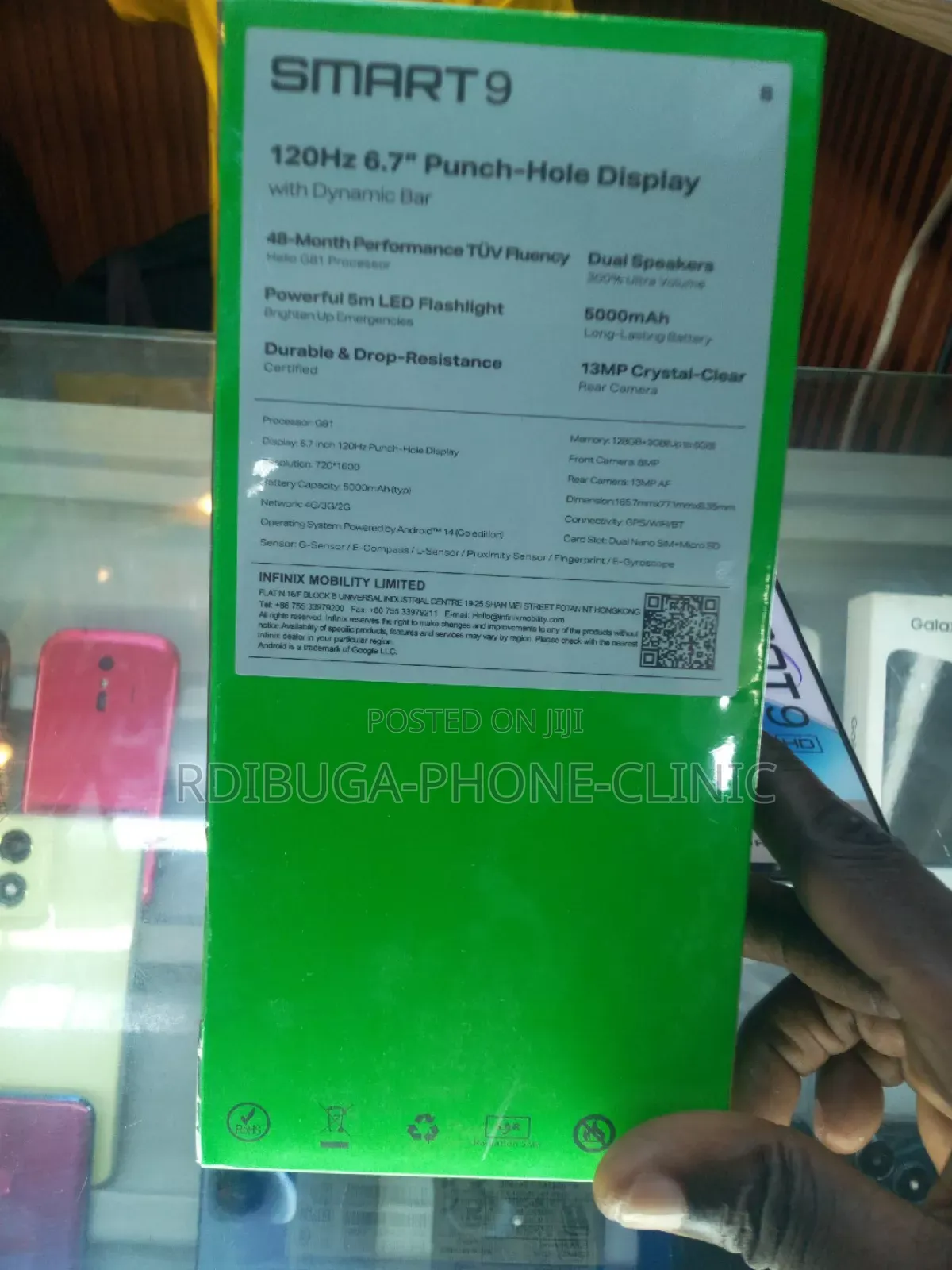 New Infinix Smart 9 64 GB Blue