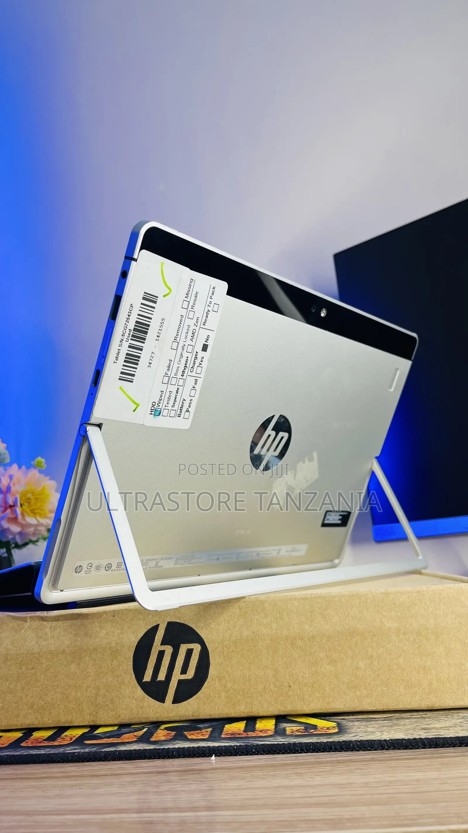 New Laptop HP Elite X2 1012 8GB Intel SSD 256GB