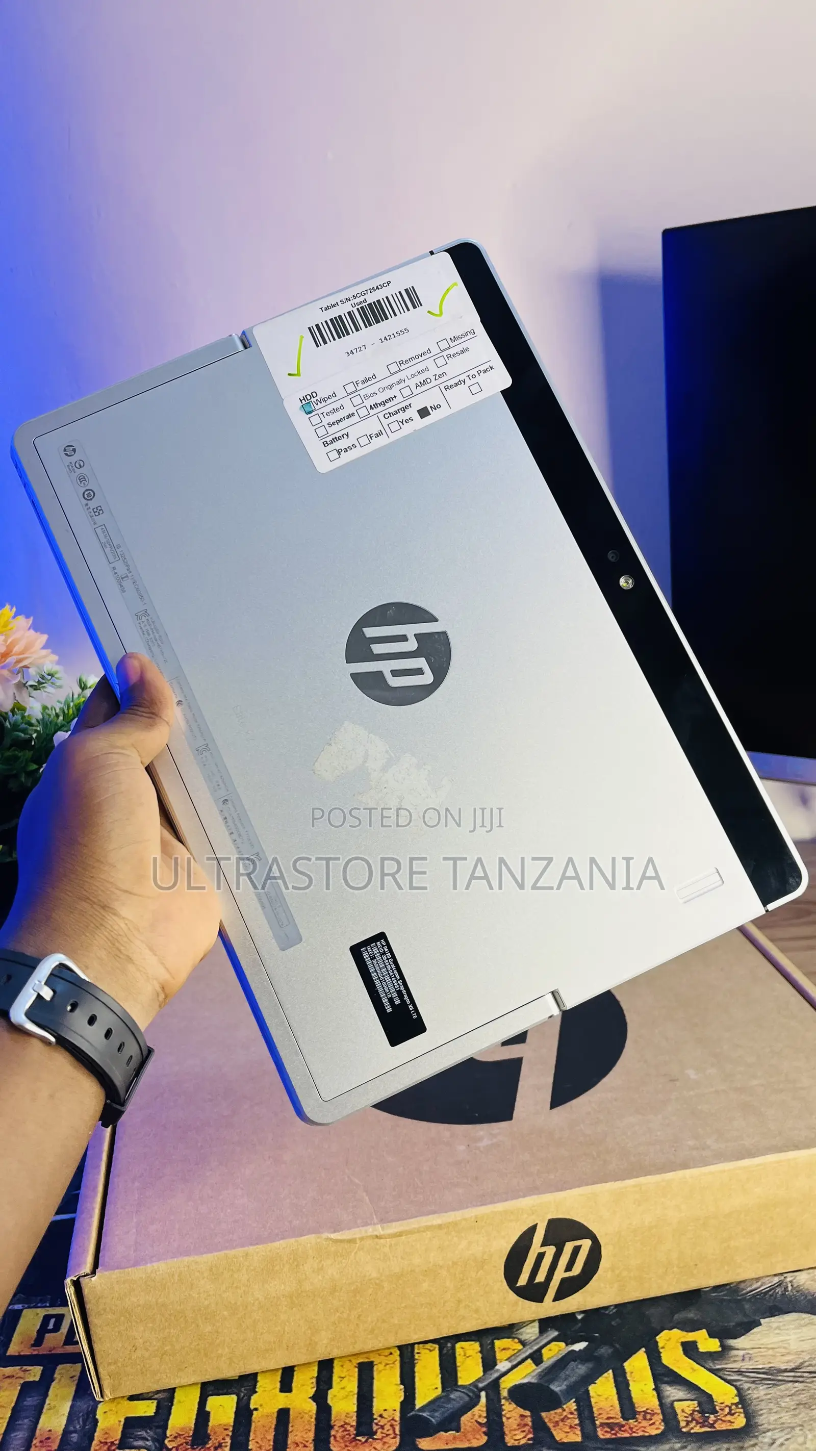 New Laptop HP Elite X2 1012 8GB Intel SSD 256GB