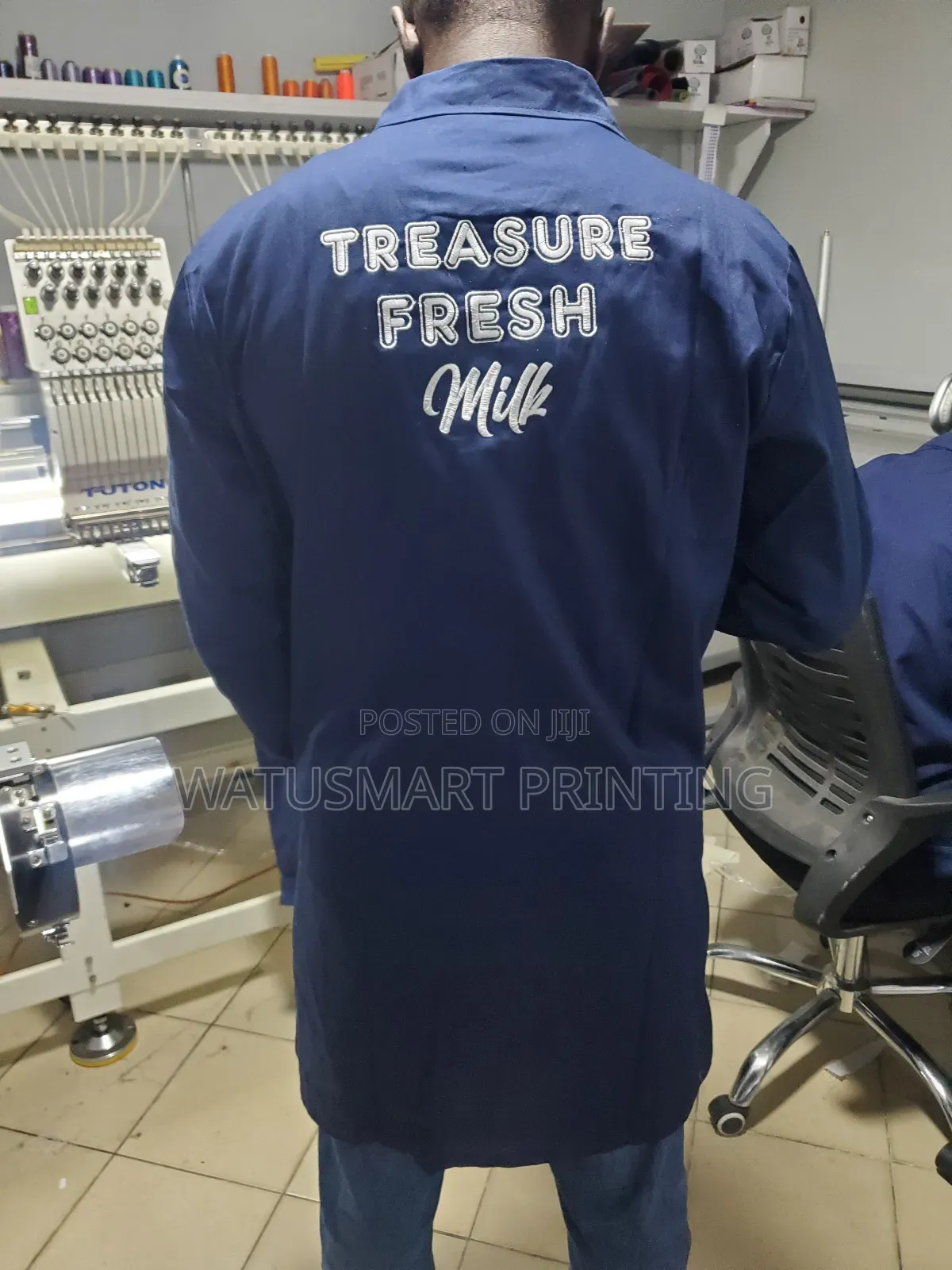 Tunaprint Overall Kwa Embroidery