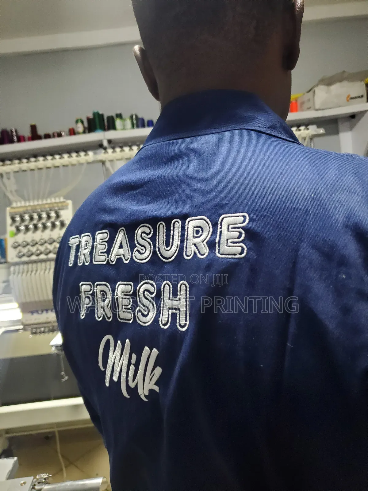 Tunaprint Overall Kwa Embroidery