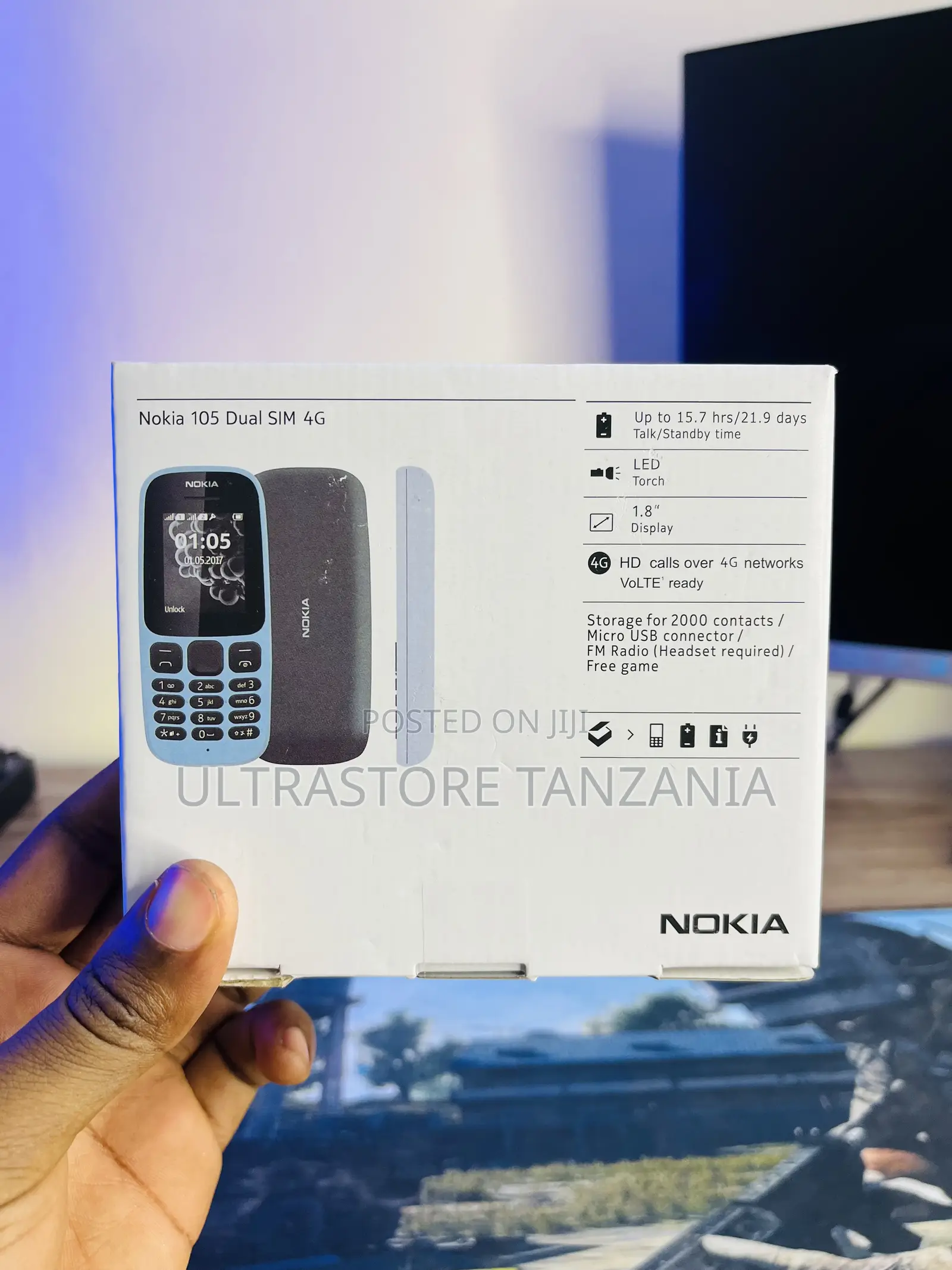 New Nokia 105 Black