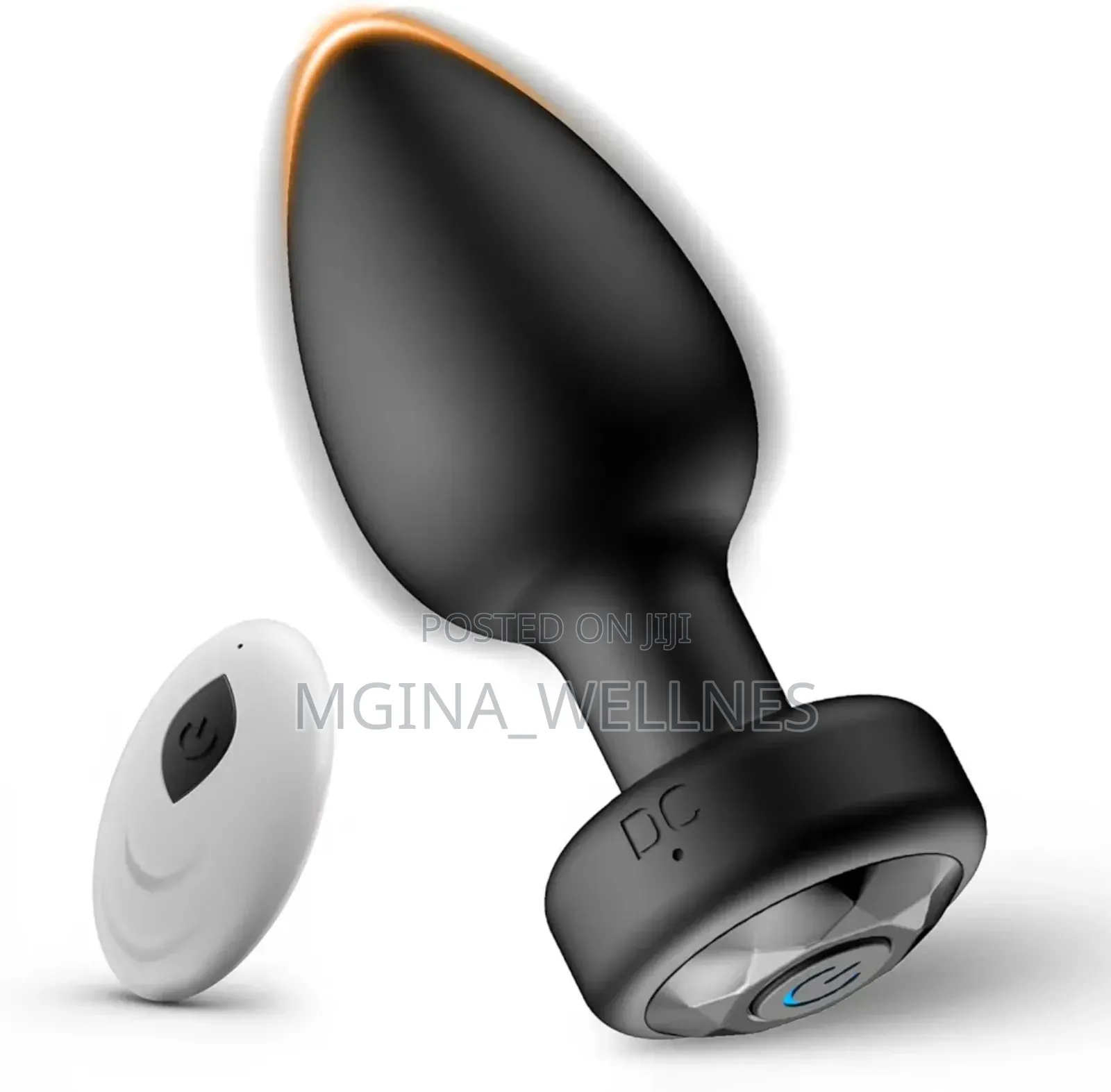 Remote Control Silicone Anal/Butty Plug (10modes Vibration)