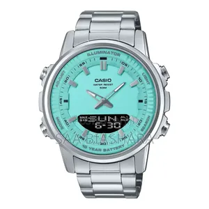 Casio Illuminator Analog and Digital Silver and G