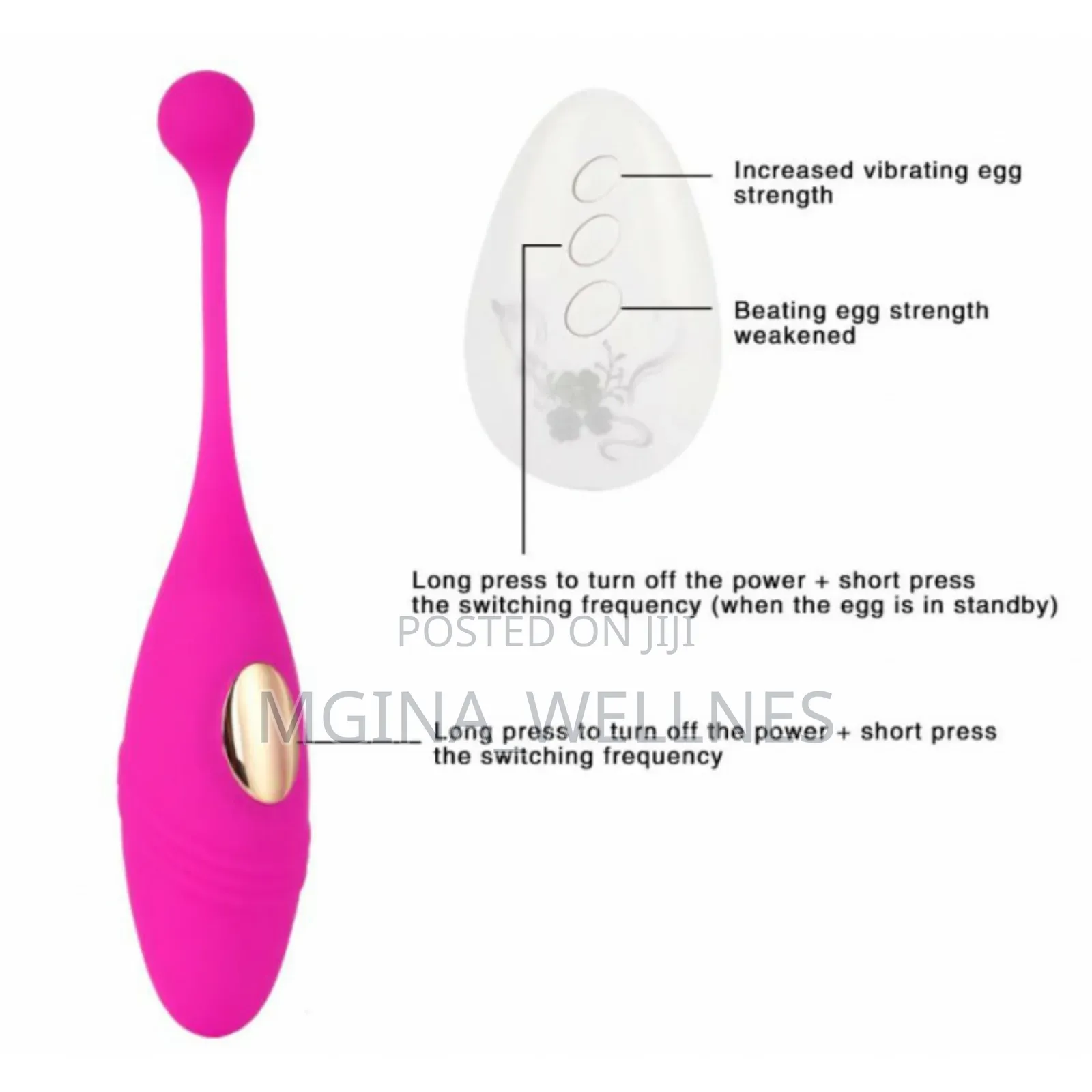 Vibrating Remote Control Love Eggs
