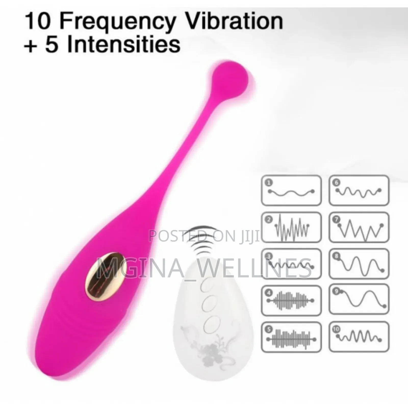 Vibrating Remote Control Love Eggs
