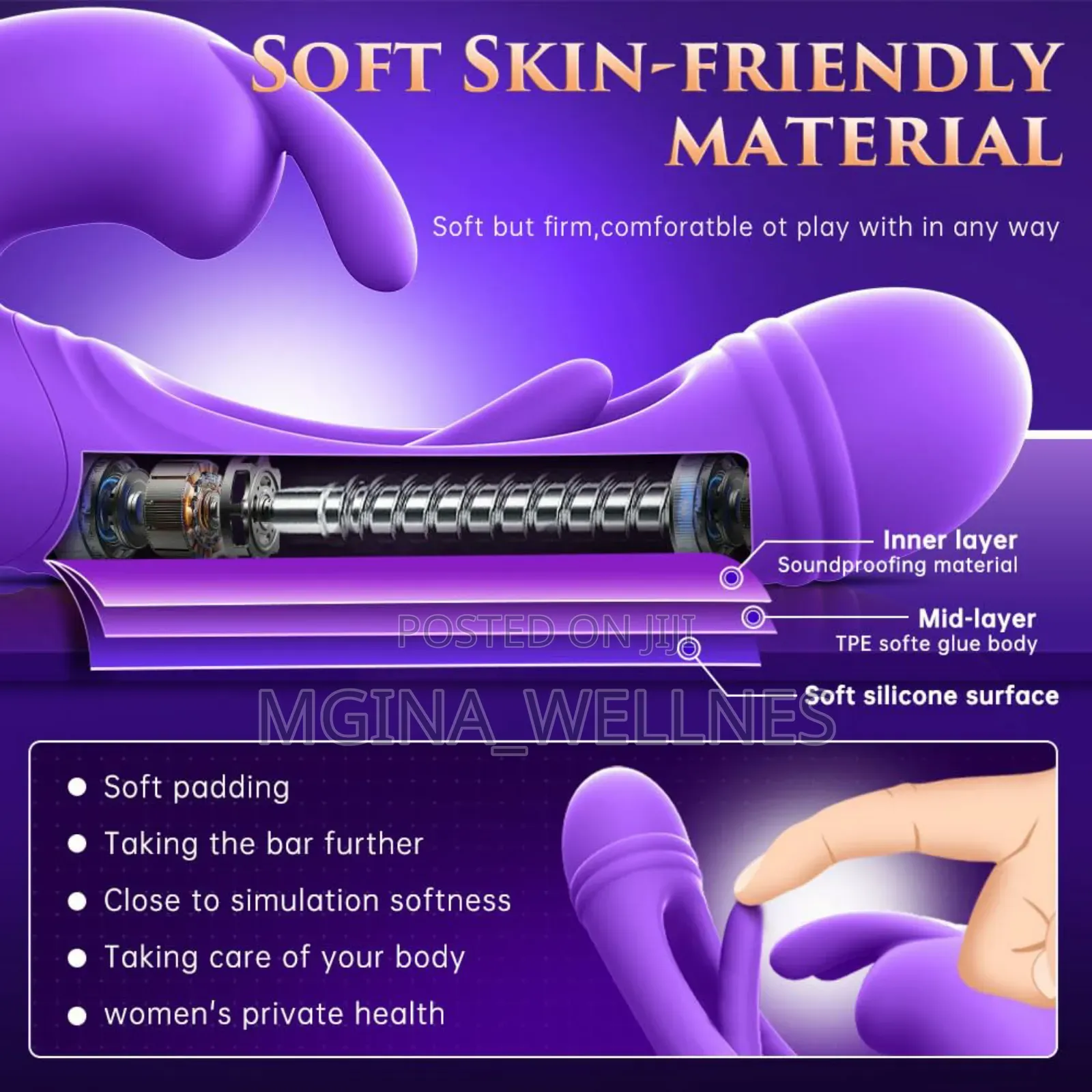 Vibrator Flapping G Spot Toys, 3 in 1 Sex Toys4couples