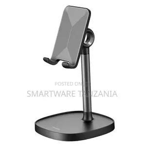Angle Height Adjustable Tablet Mobile Cell Phone Stand Black