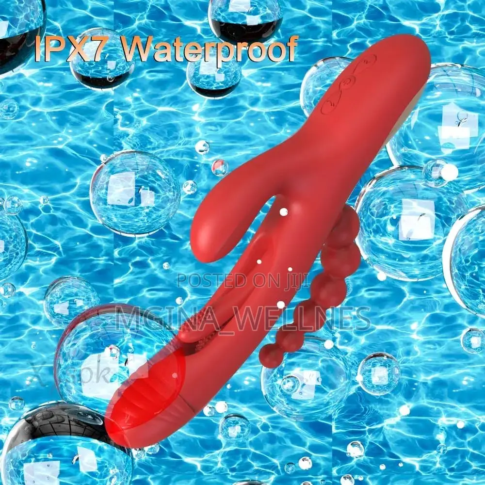 Double Penetration Flapping G Spot Stimulation Toy