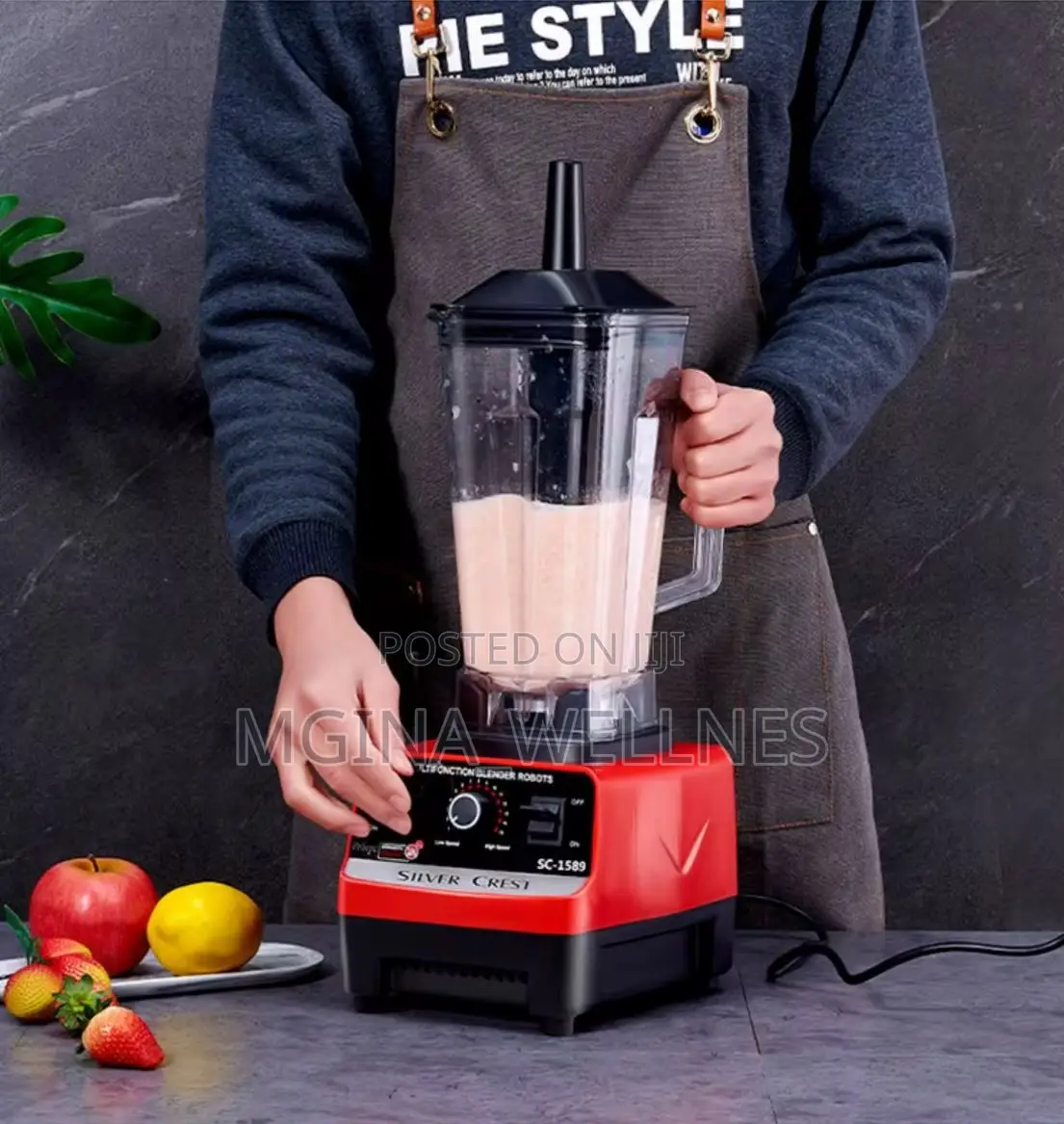 Silver Crest 2-in-1 Heavy Duty Blender Grinder With 4500w