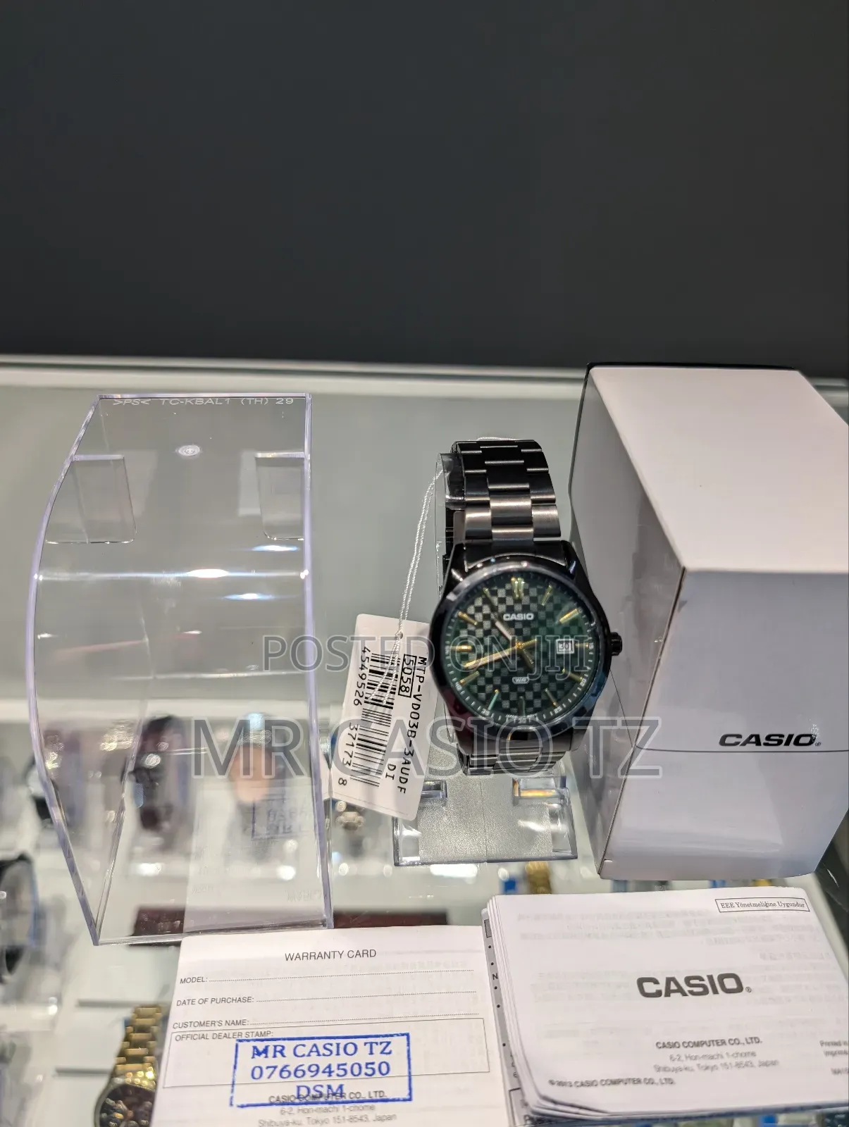 Casio Watch for Men (Mtp-Vd03b-3audf)