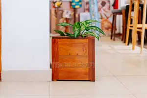Wooden Flower Pot