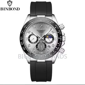 Binbond Chronograph Watches Silicone Strap