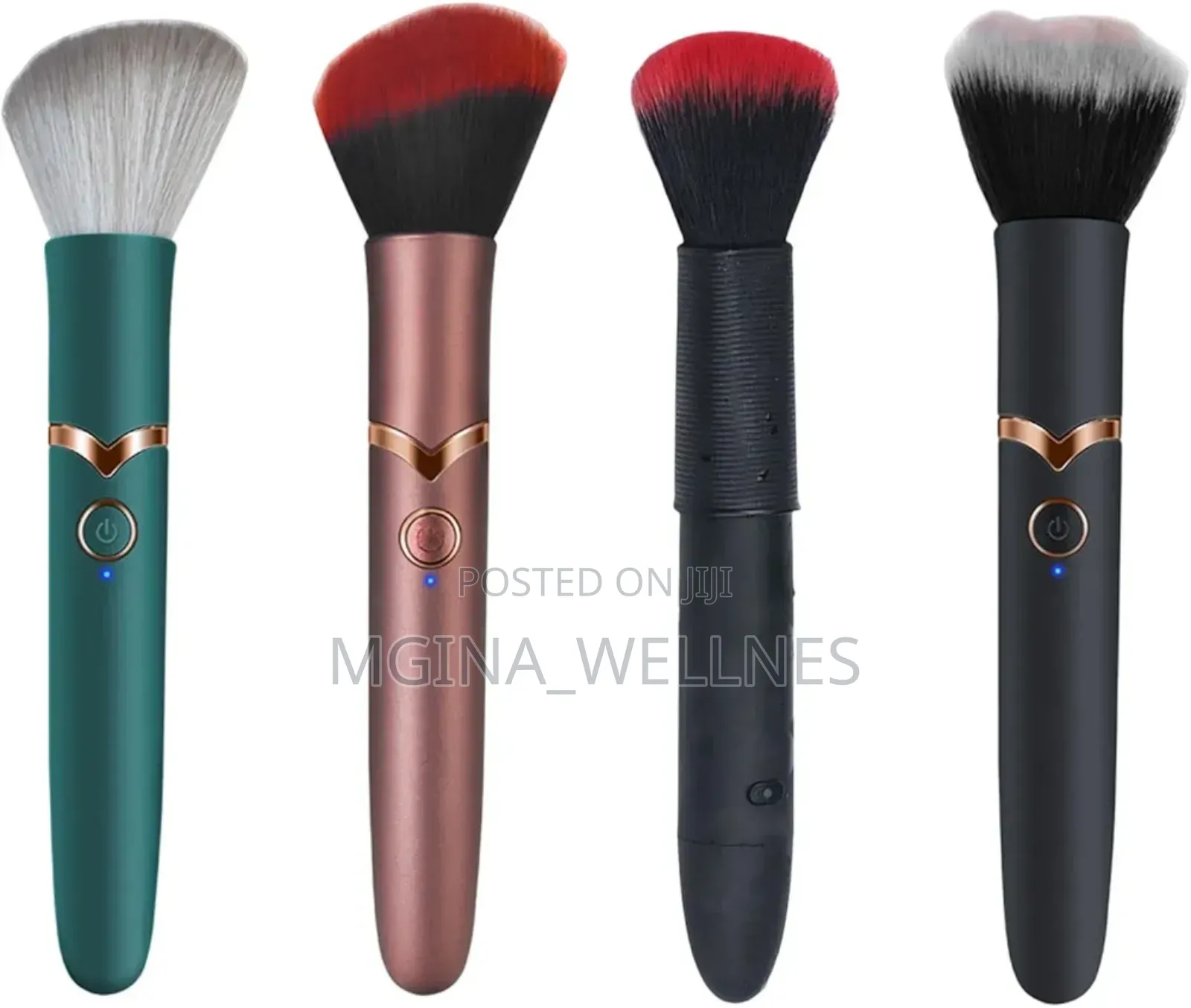 Electric Cosmetic Brush 10 Modes Vibrator Beauty Tool
