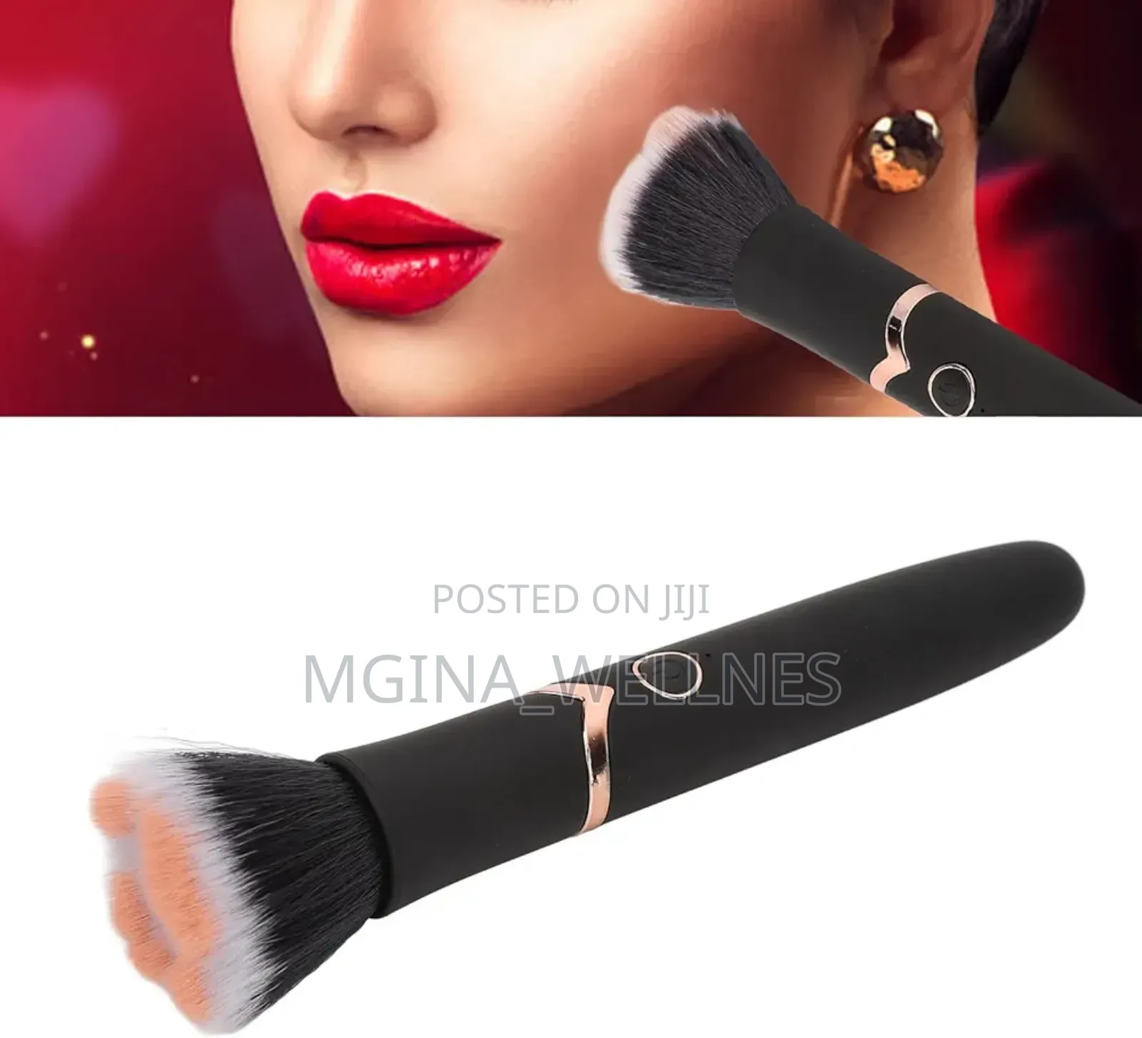 Electric Cosmetic Brush 10 Modes Vibrator Beauty Tool