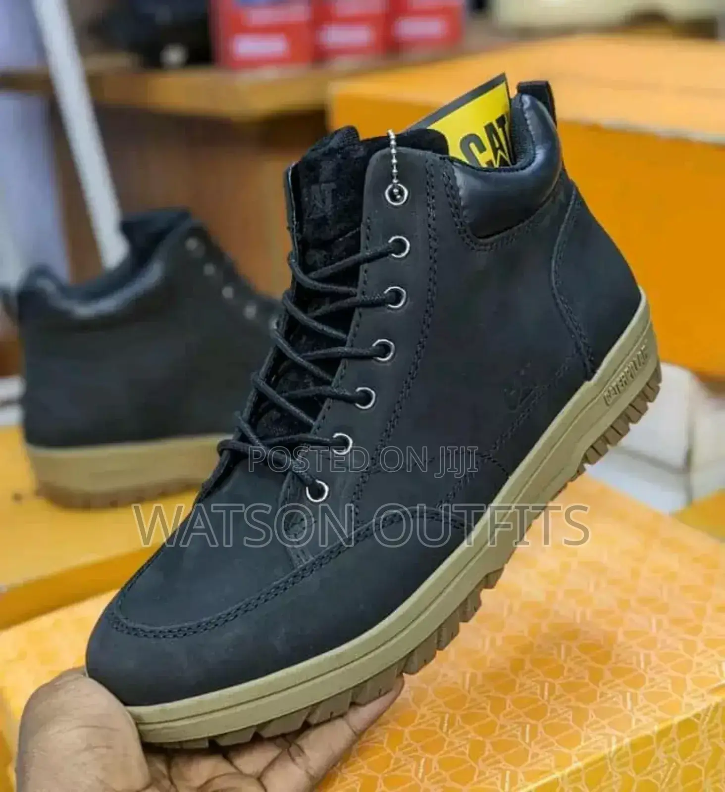 Viatu Vya Ngozi Vya Cat Smart Classic