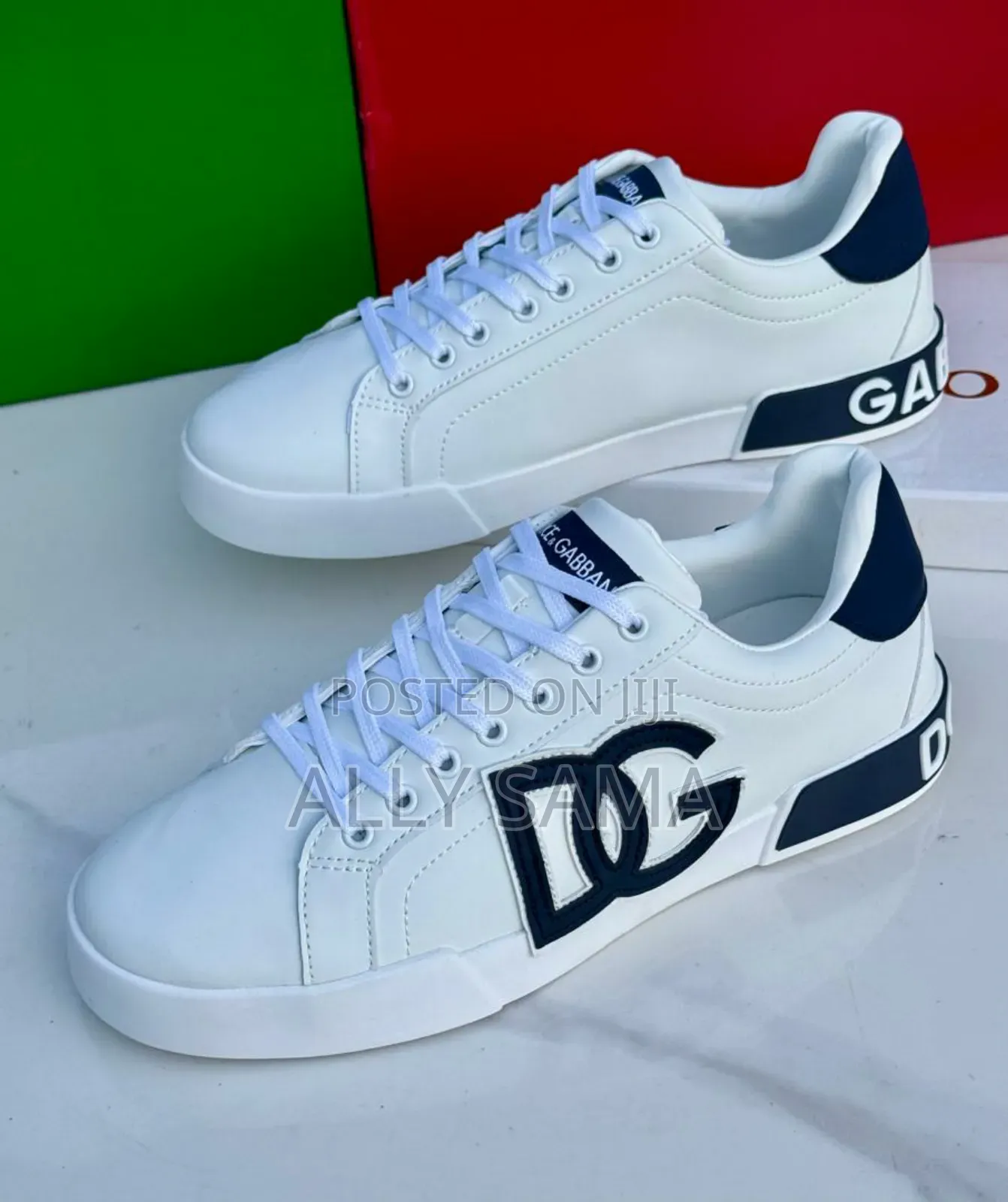 Men's Sneakers Dolce Gabbana White Leather