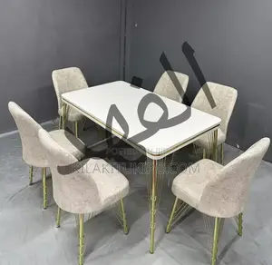 Decorative Dinning Table With 6 Chairs