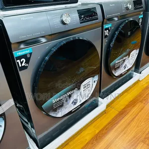 Hisense Washing Machine 12kg Auto Steam Wash Wf5s1245bb