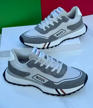 Men's Sneakers Boss Material Leather