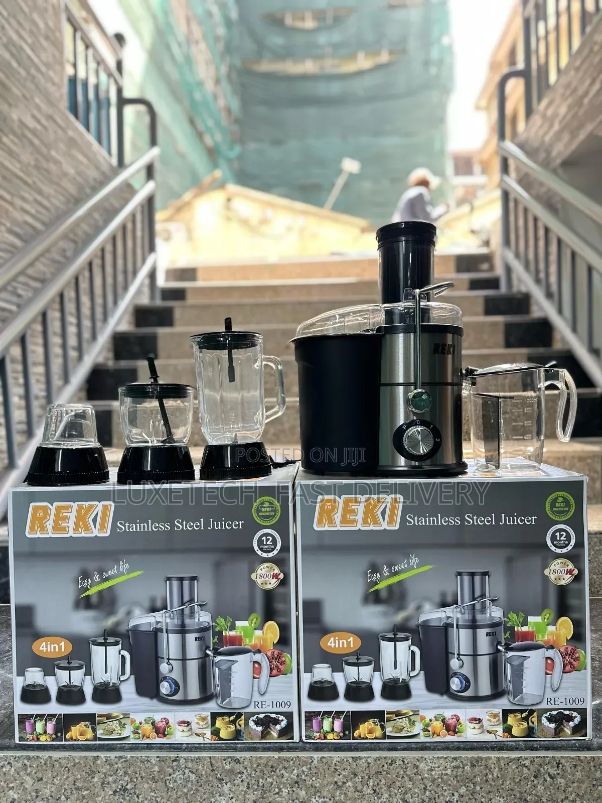 Reki 4-in-1 Stainless Steel Juicer