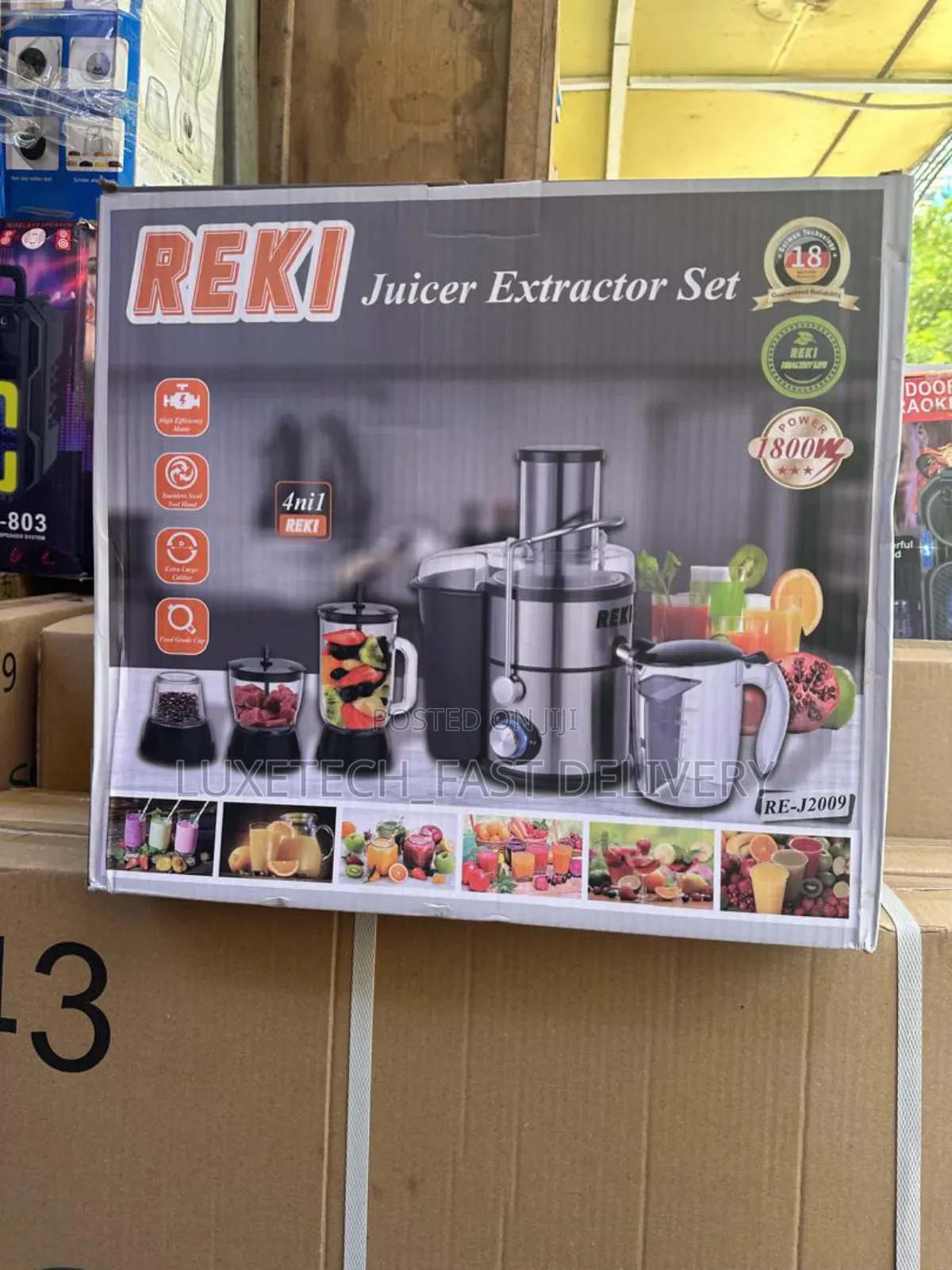 Reki 4-in-1 Juicer Extractor Set